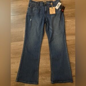 New Democracy Dark Blue Flare Jeans